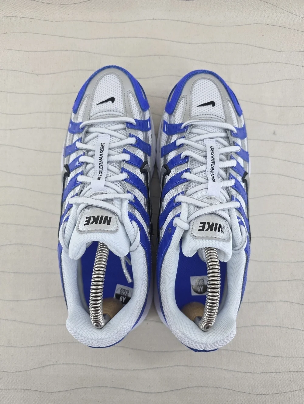 Nike Youth P-6000 GS Racer Blue Silver Unisex Kids Shoes HV5064-402 Size 6Y NEW